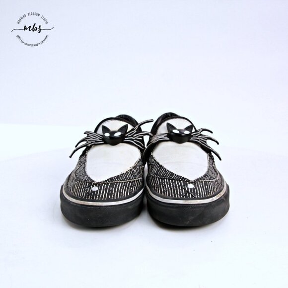 Vans Nightmare Before Christmas Jack Skellington‎ Slip Ons Black White Men 10 main image 8